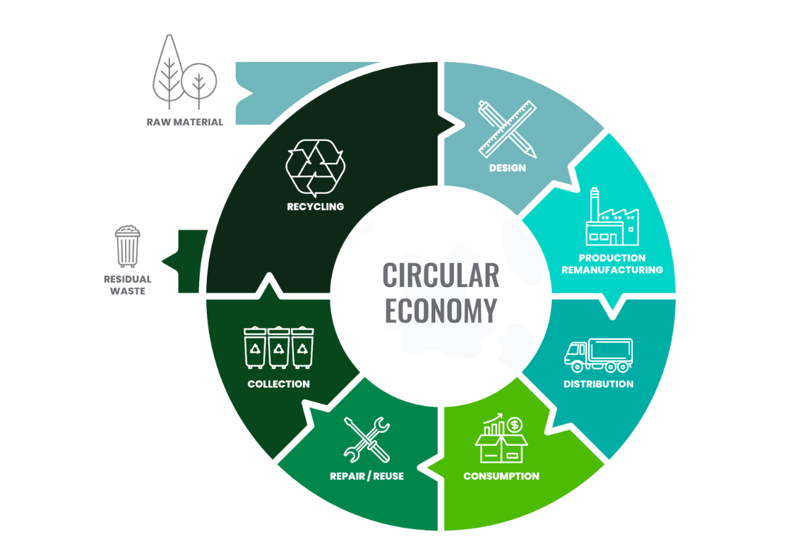 Circular economy inforgraphic
